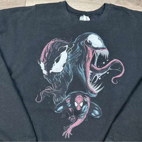 Marvel Comics Spider-Man Venom Carnage Sweatshirt Black Men’s Size Large - Picture 6 of 6